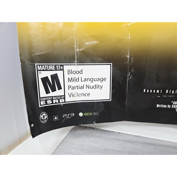 Metal Gear Rising: Revengance 2012 GameStop Promo Poster DS Konami Raiden Jehuty - Picture 13 of 15